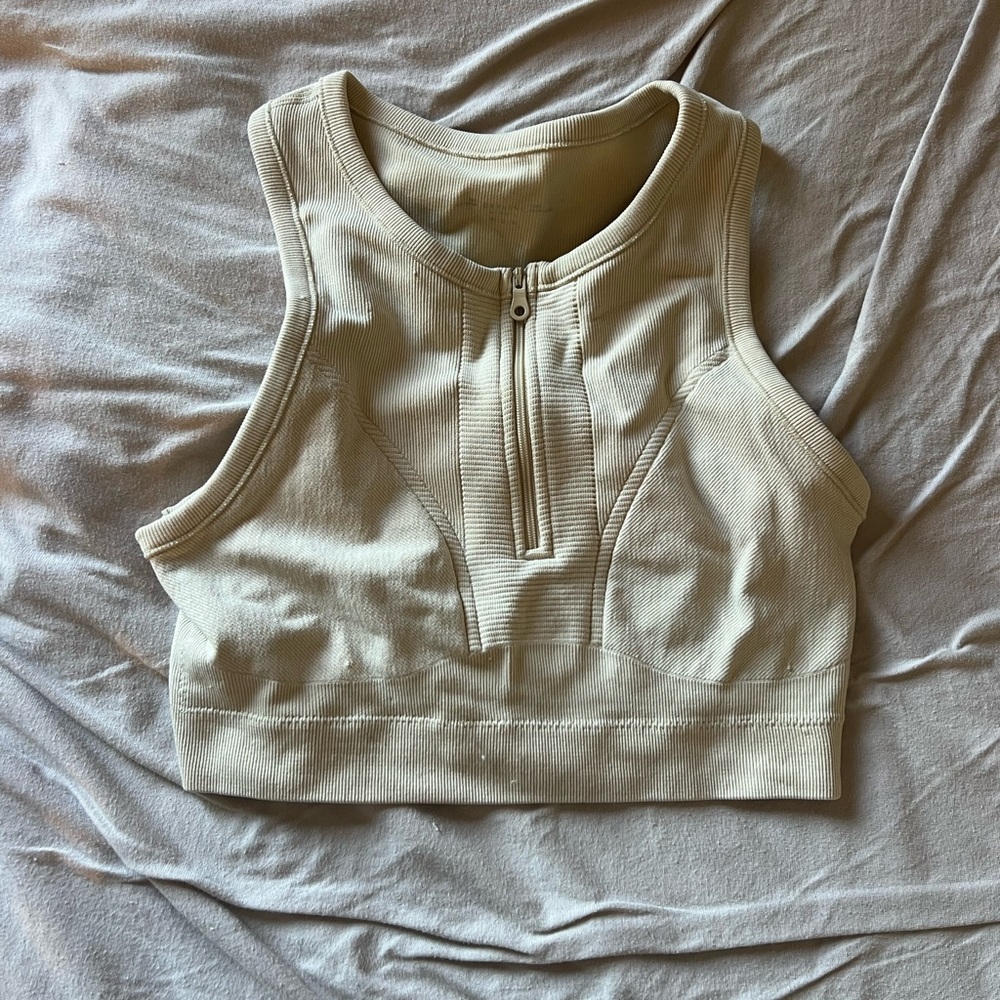 Aerie Tan Workout Top